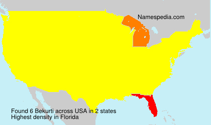 Surname Bekurti in USA