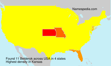 Surname Belderok in USA