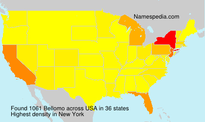 Surname Bellomo in USA