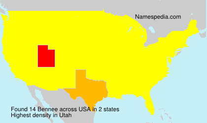 Surname Bennee in USA