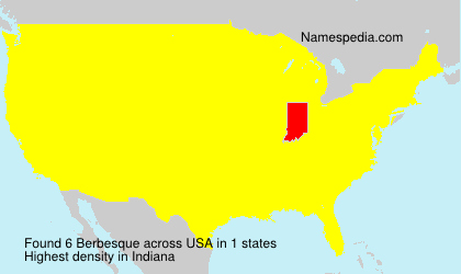 Surname Berbesque in USA