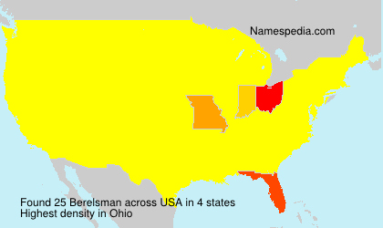 Surname Berelsman in USA Surname Berelsman in USA