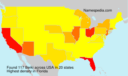 Surname Berki in USA