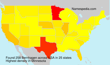 Surname Bernhagen in USA