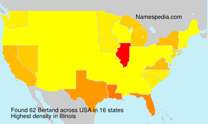 Surname Bertand in USA
