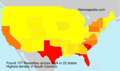 Surname Bessellieu in USA Surname Bessellieu in USA