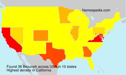 Surname Bezuneh in USA Surname Bezuneh in USA