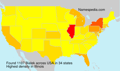 Surname Bialek in USA