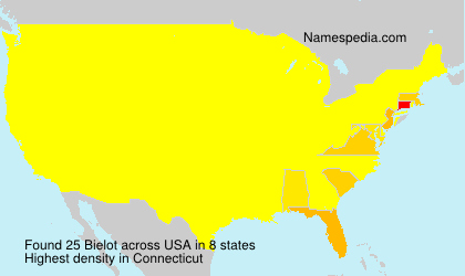 Surname Bielot in USA