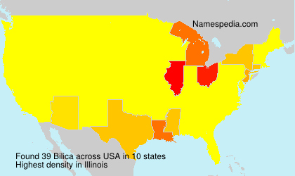 Surname Bilica in USA