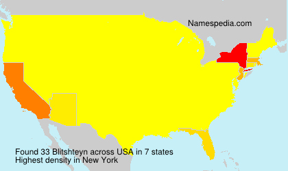 Surname Blitshteyn in USA Surname Blitshteyn in USA