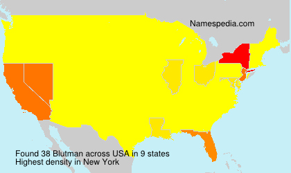 Surname Blutman in USA Surname Blutman in USA