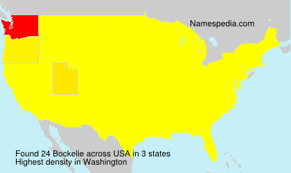 Surname Bockelie in USA