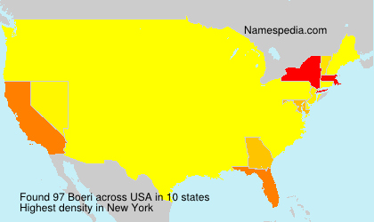 Surname Boeri in USA