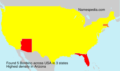 Surname Bonbino in USA