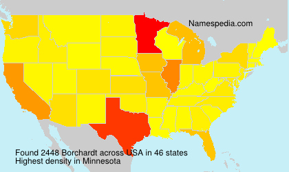 Surname Borchardt in USA