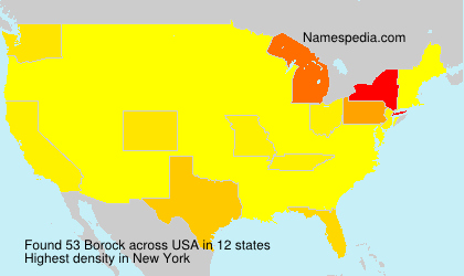 Surname Borock in USA Surname Borock in USA