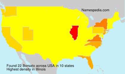Surname Borsato in USA