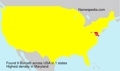 Surname Borzatti in USA Surname Borzatti in USA