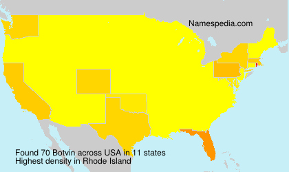 Surname Botvin in USA