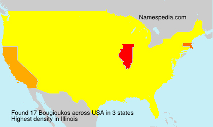 Surname Bougioukos in USA Surname Bougioukos in USA