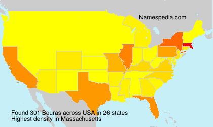 Surname Bouras in USA