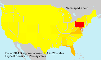 Surname Breighner in USA Surname Breighner in USA