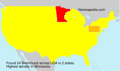 Surname Breimhurst in USA Surname Breimhurst in USA