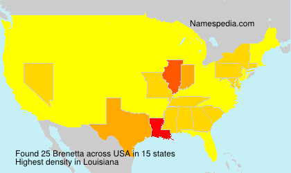 Surname Brenetta in USA