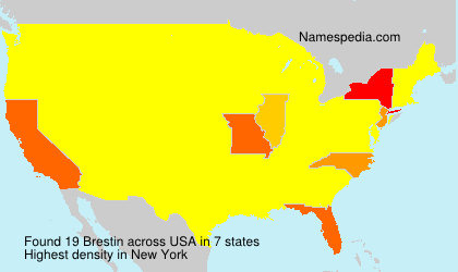 Surname Brestin in USA Surname Brestin in USA