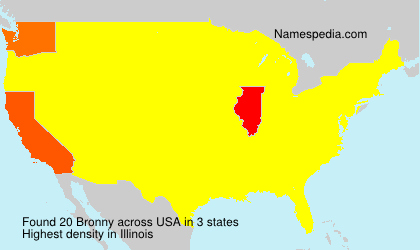 Surname Bronny in USA
