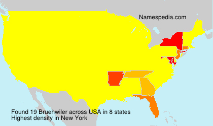 Surname Bruehwiler in USA Surname Bruehwiler in USA