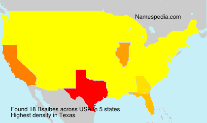 Surname Bsaibes in USA