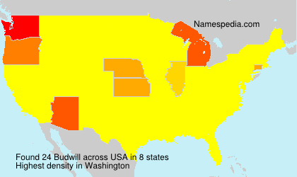 Surname Budwill in USA Surname Budwill in USA