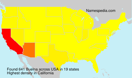 Surname Buelna in USA