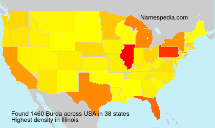 Surname Burda in USA
