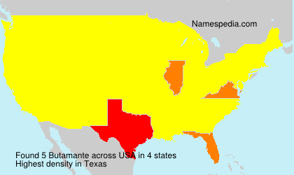 Surname Butamante in USA