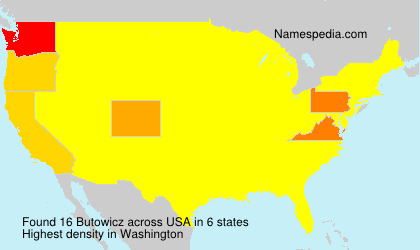 Surname Butowicz in USA