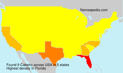 Surname Cabeiro in USA Surname Cabeiro in USA