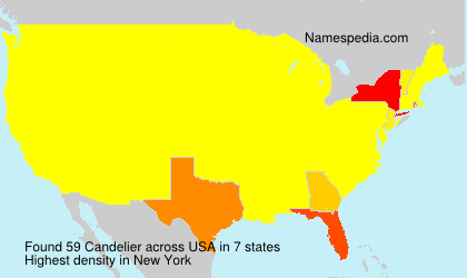 Surname Candelier in USA