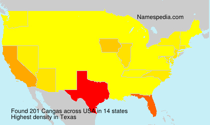 Surname Cangas in USA