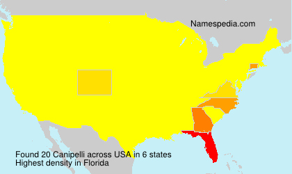 Surname Canipelli in USA Surname Canipelli in USA