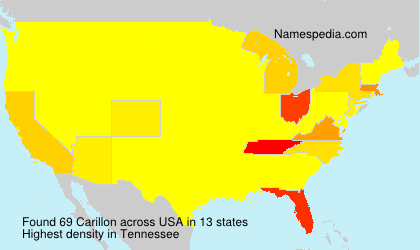 Surname Carillon in USA