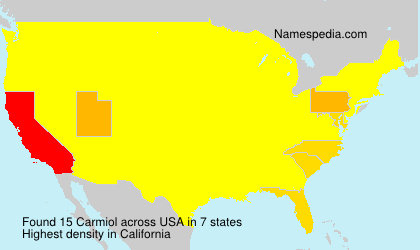 Surname Carmiol in USA Surname Carmiol in USA