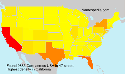 Surname Caro in USA