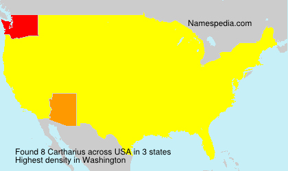 Surname Cartharius in USA