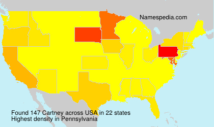 Surname Cartney in USA Surname Cartney in USA