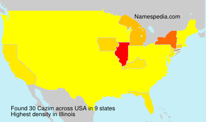 Surname Cazim in USA