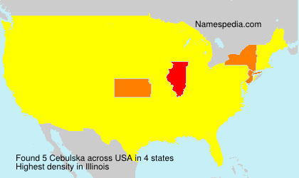 Surname Cebulska in USA