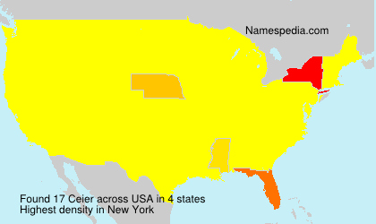 Surname Ceier in USA Surname Ceier in USA